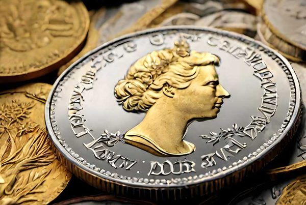 Monete d'oro della Regina Elisabetta
