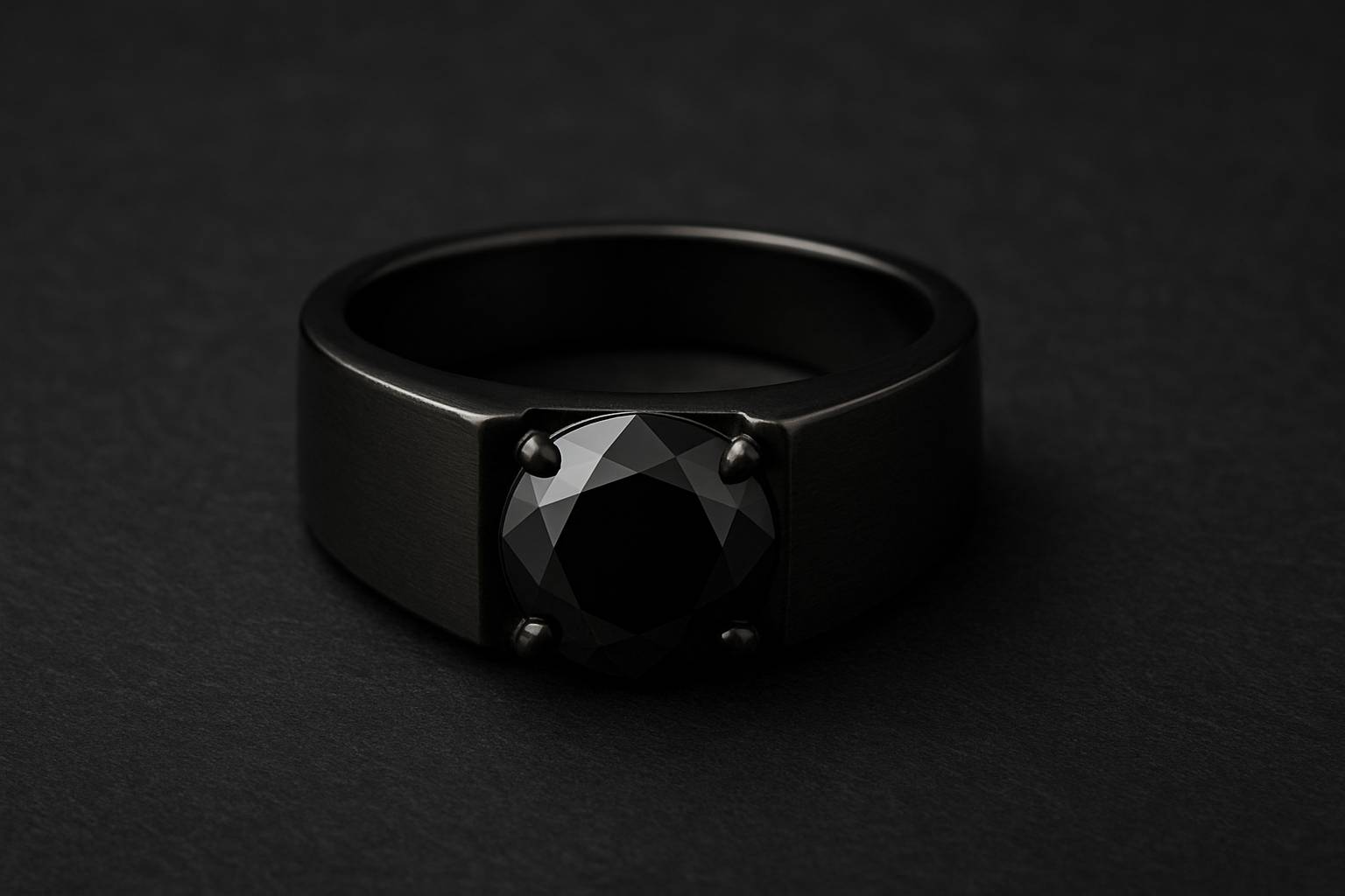 Diamante Nero nei Gioielli da Uomo: Eleganza e Carisma
